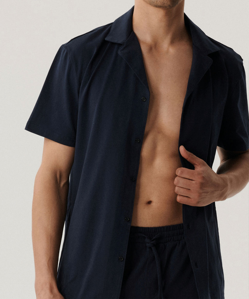 ATLANTIC BNMP-003 Пижама мужская Premium Cotton темно-синий  фото 4