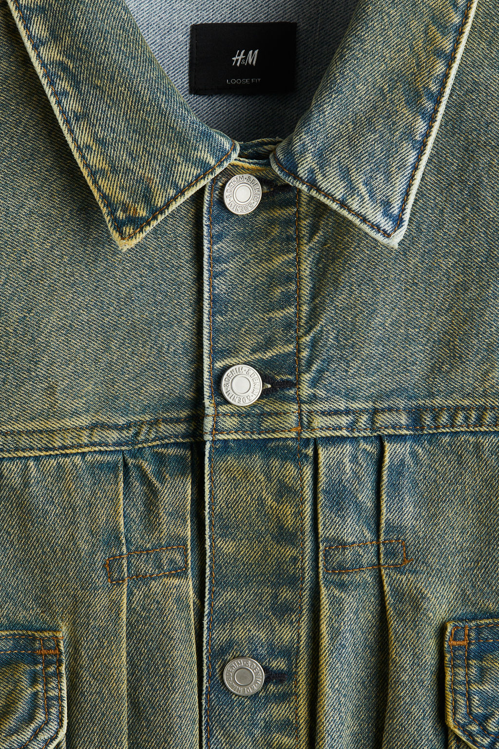 Cazadora denim Loose Fit - H&m фото 5