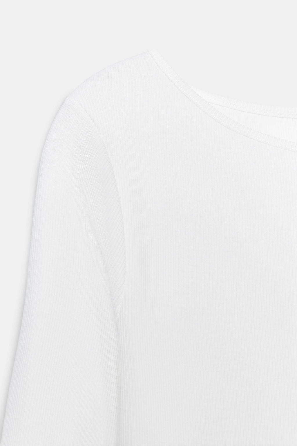 COTTON BOAT NECK T-SHIRT - Zara фото 11