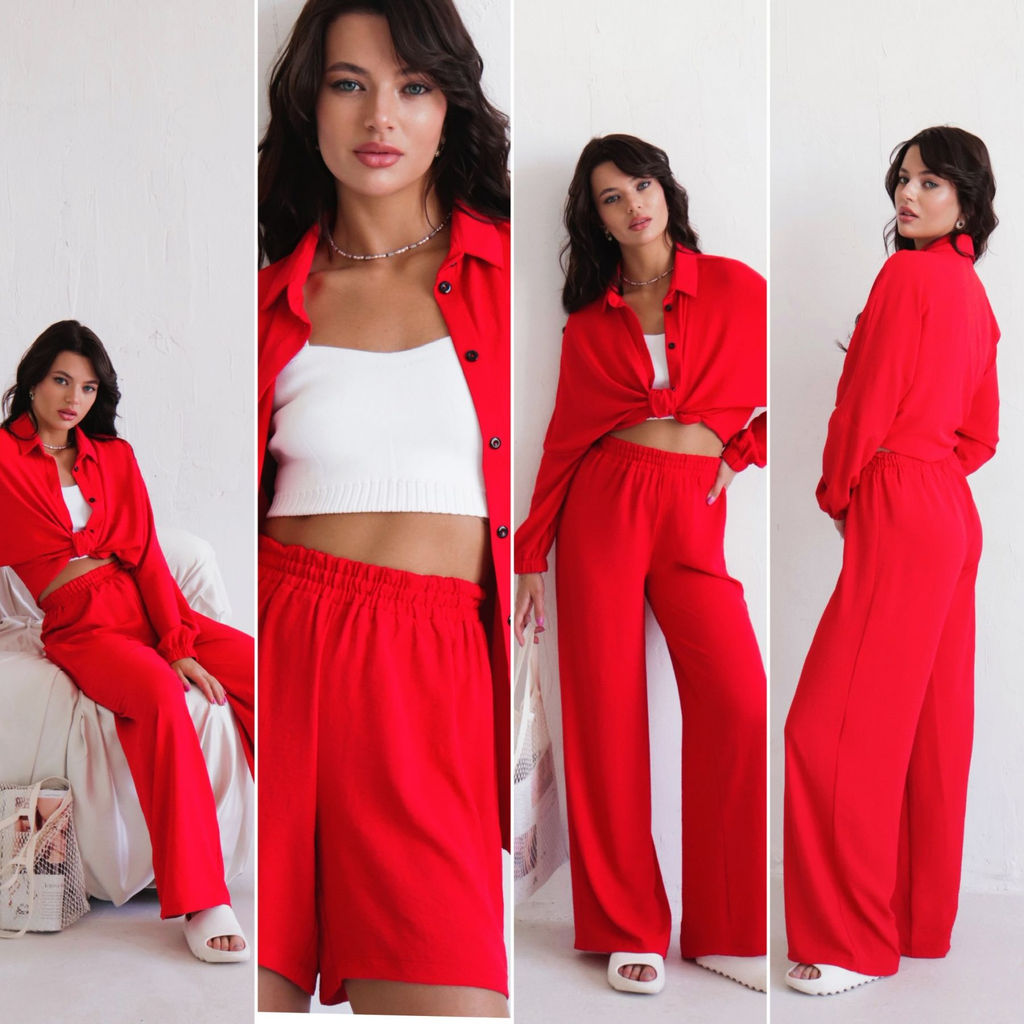 Martichelli Шорты летние красные  фото 11