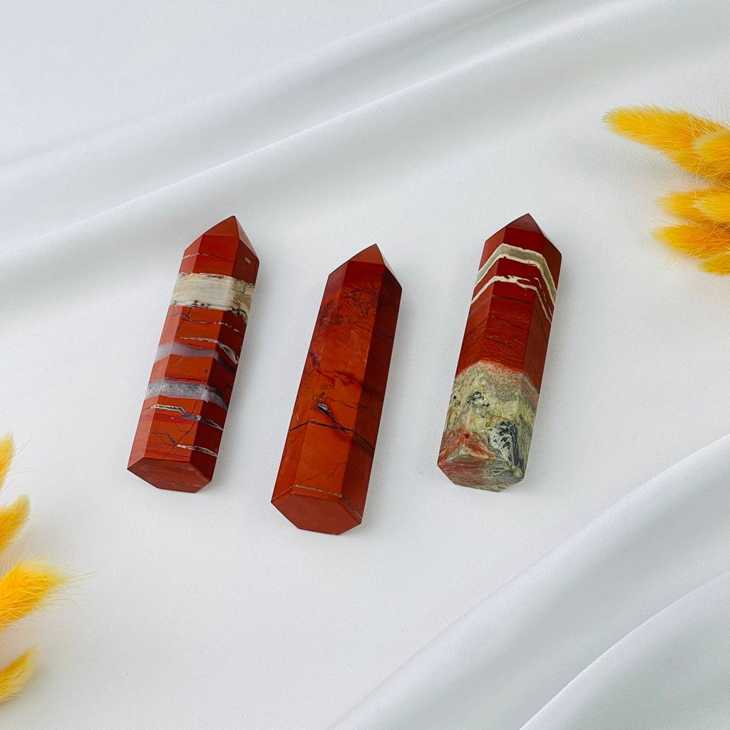 Кристалл из кирпичной Яшмы - Радуга самоцветов фото 3