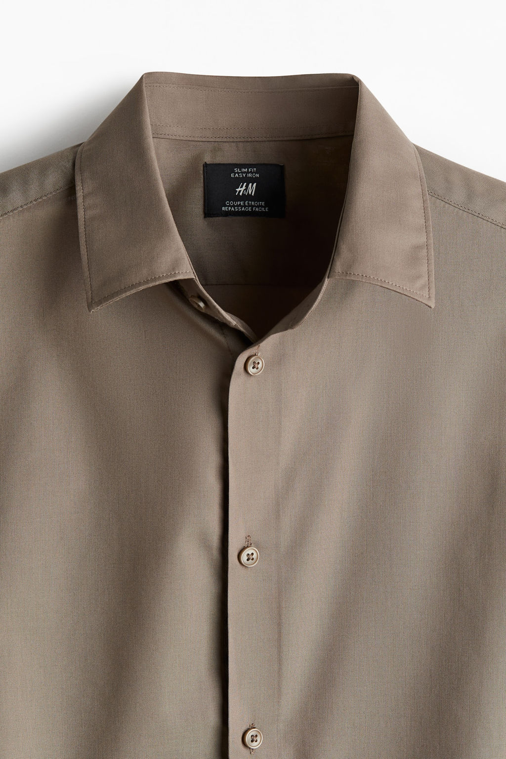 Camisa de facil planchado Slim Fit - H&m фото 7