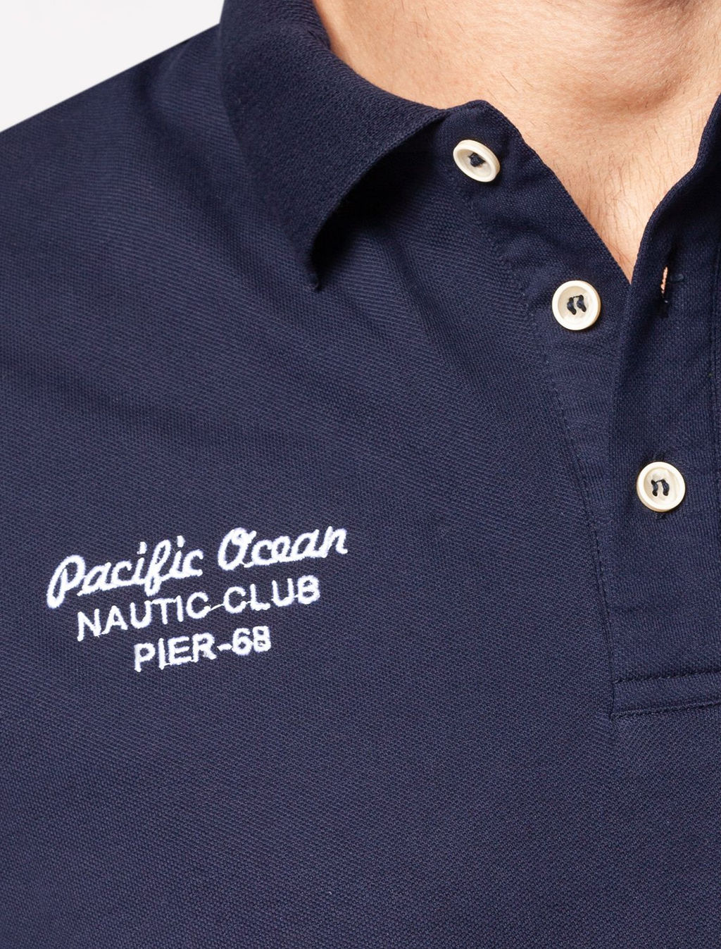 VILATTE / Футболка-поло из трикотажа пике с эластаном  фото 8