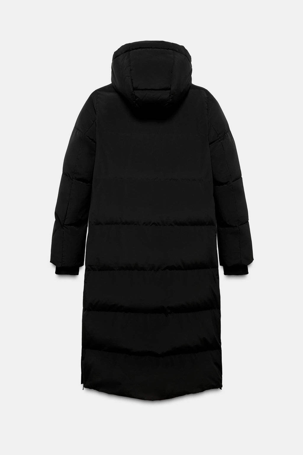 ANORAK LARGO 50% PLUM?N 50% PLUMA CAPUCHA WATER REPELLENT WINDPROOF / Negro - Zara фото 11
