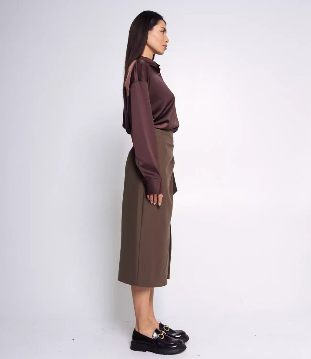 Юбка #КТ8085 (1), хаки