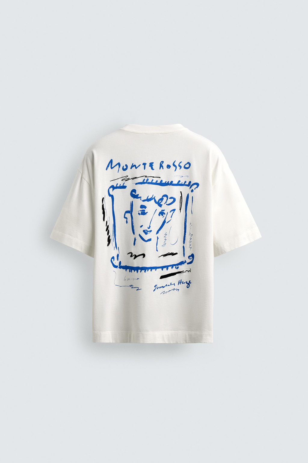CAMISETA ESTAMPADOS CONTRASTE / Blanco