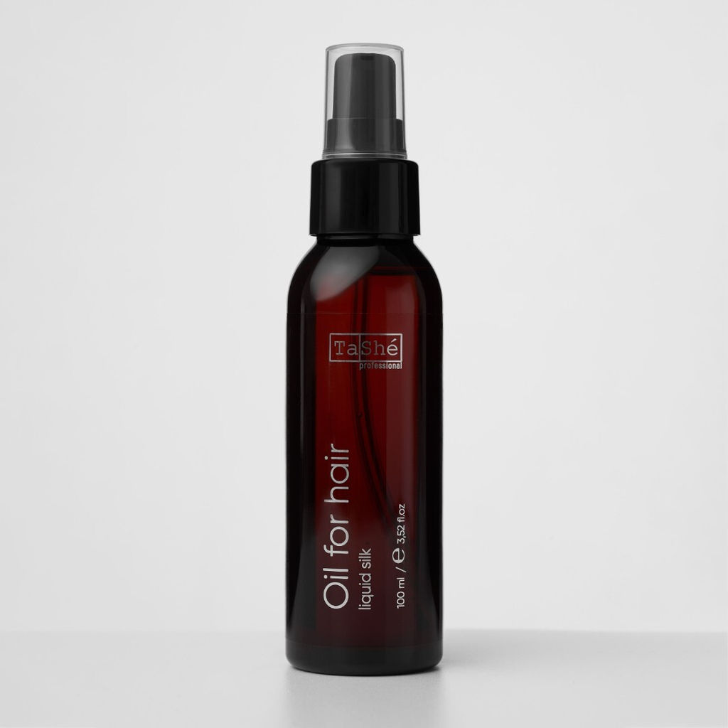 Tashe professional Масло для волос термозащита liquid silk,макадамия,авокадо,миндальное (tsh84)100мл