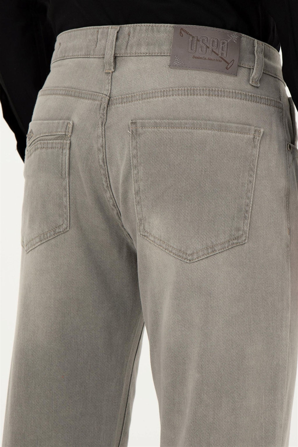 U. S. Polo Assn / Мужские серые джинсовые брюки - U.s. polo assn фото 7