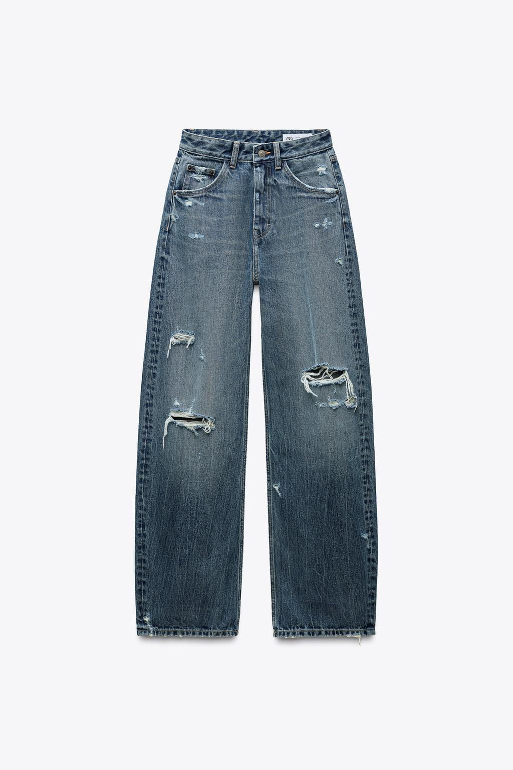 TRF CURVED HIGH-WAIST JEANS - Zara фото 11