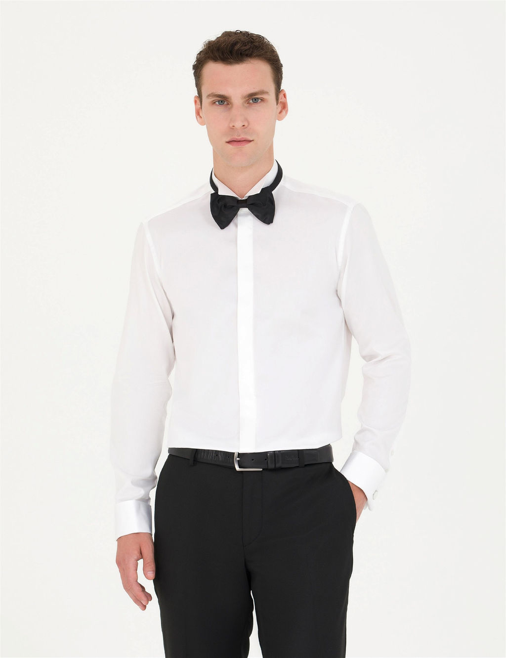 Beyaz Slim Fit Smokin G_mlek