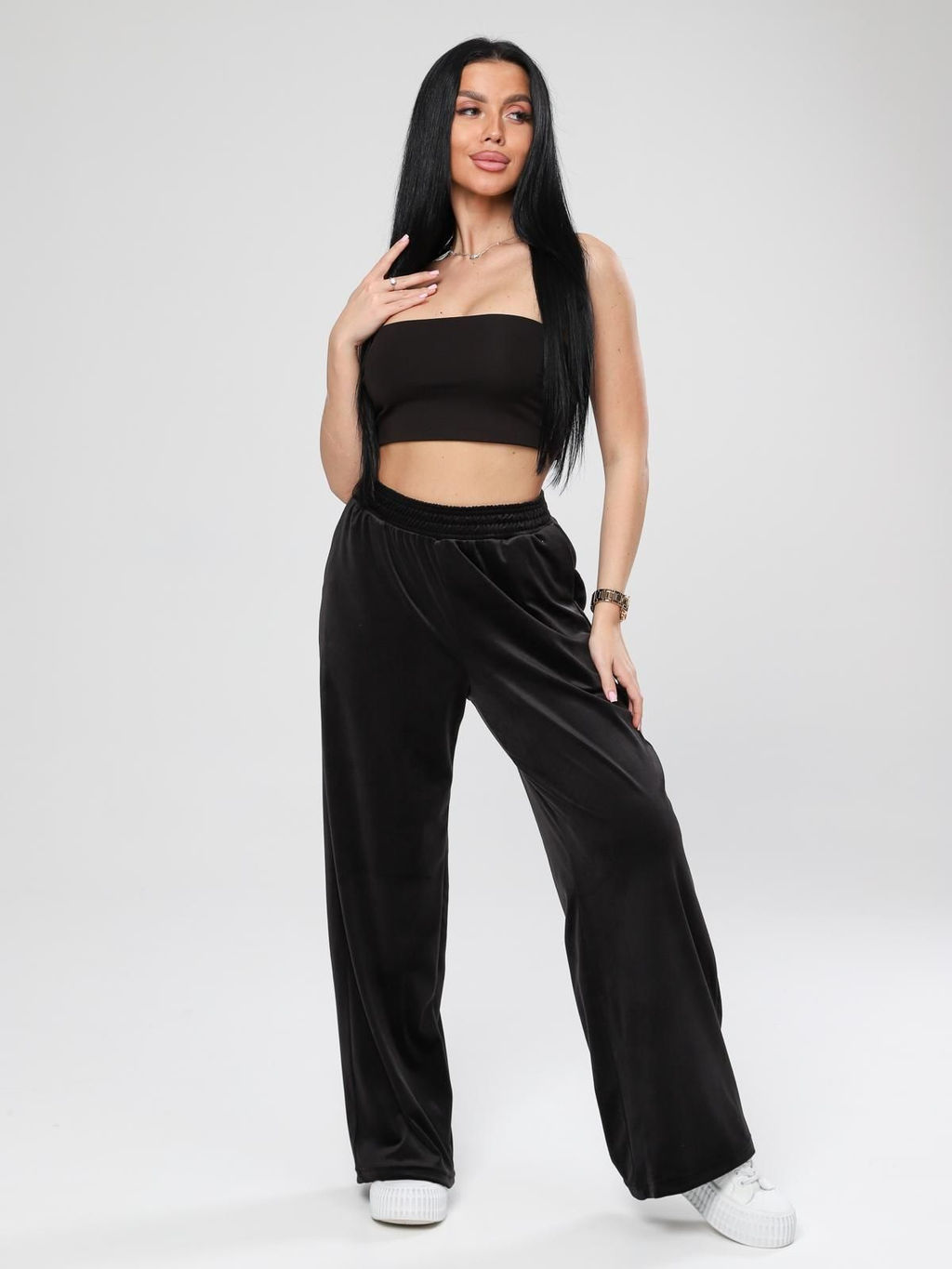 IV-CAPRIZ Марлена - брюки из велюра с лайкрой  фото 15