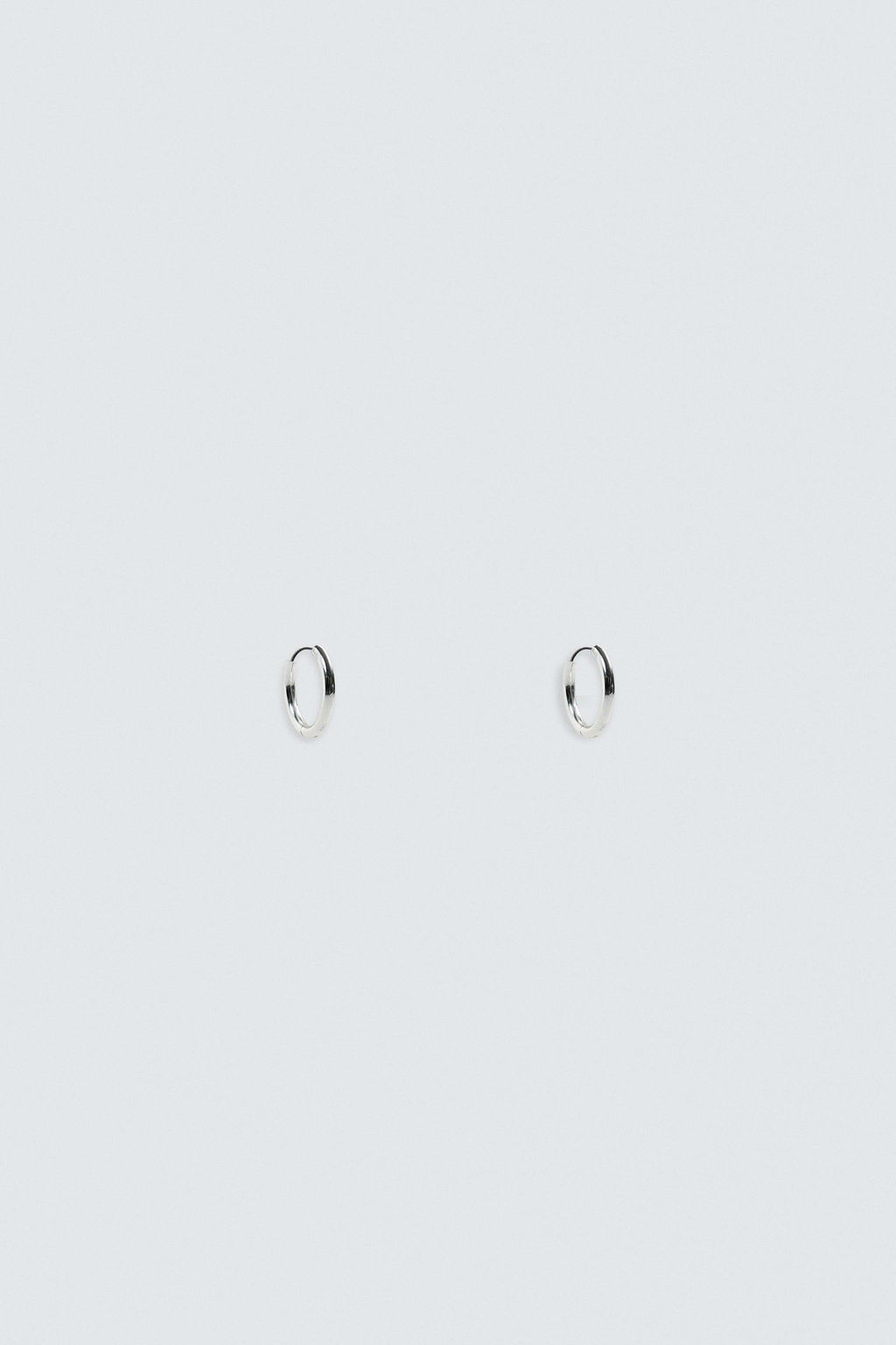 PENDIENTES ARO ACERO INOXIDABLE / Plata - Zara фото 2