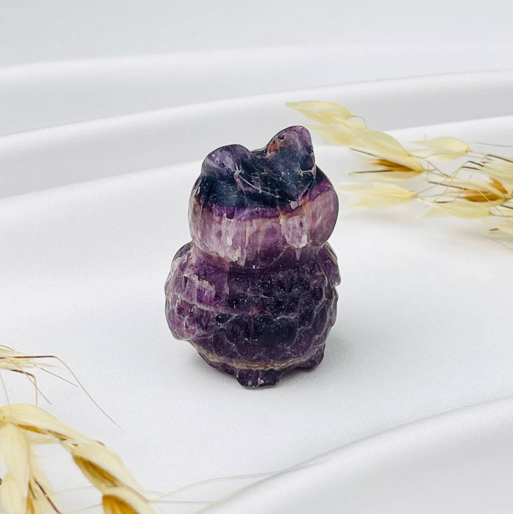 Фигурка "Сова" из Флюорита