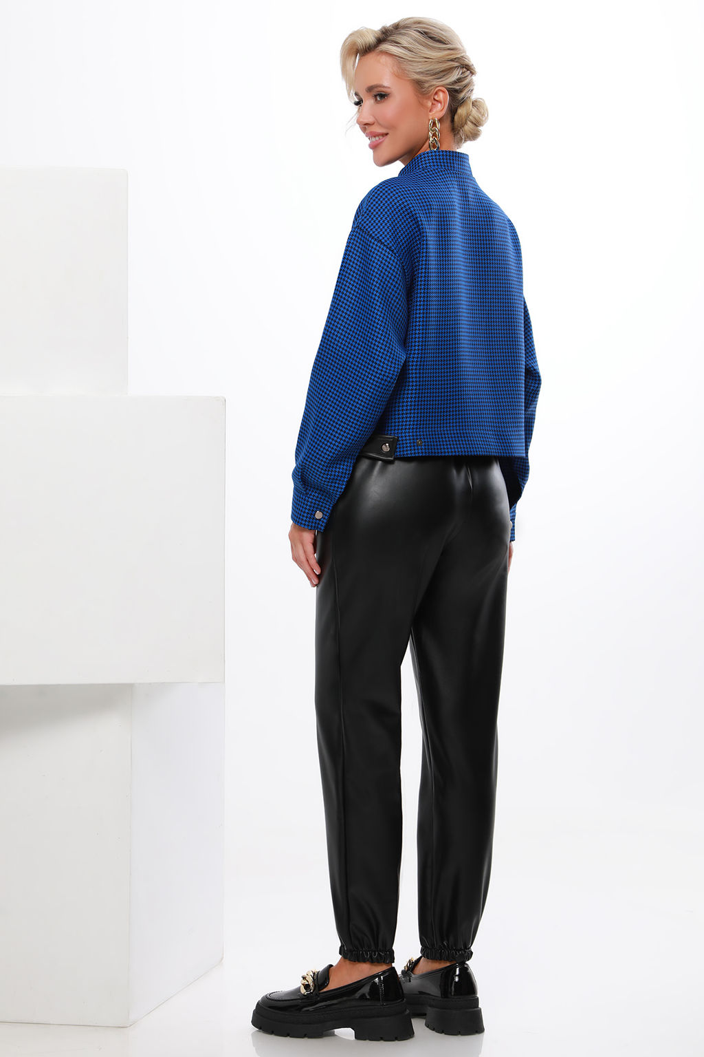 Костюм с брюками из экокожи - Dstrend фото 7