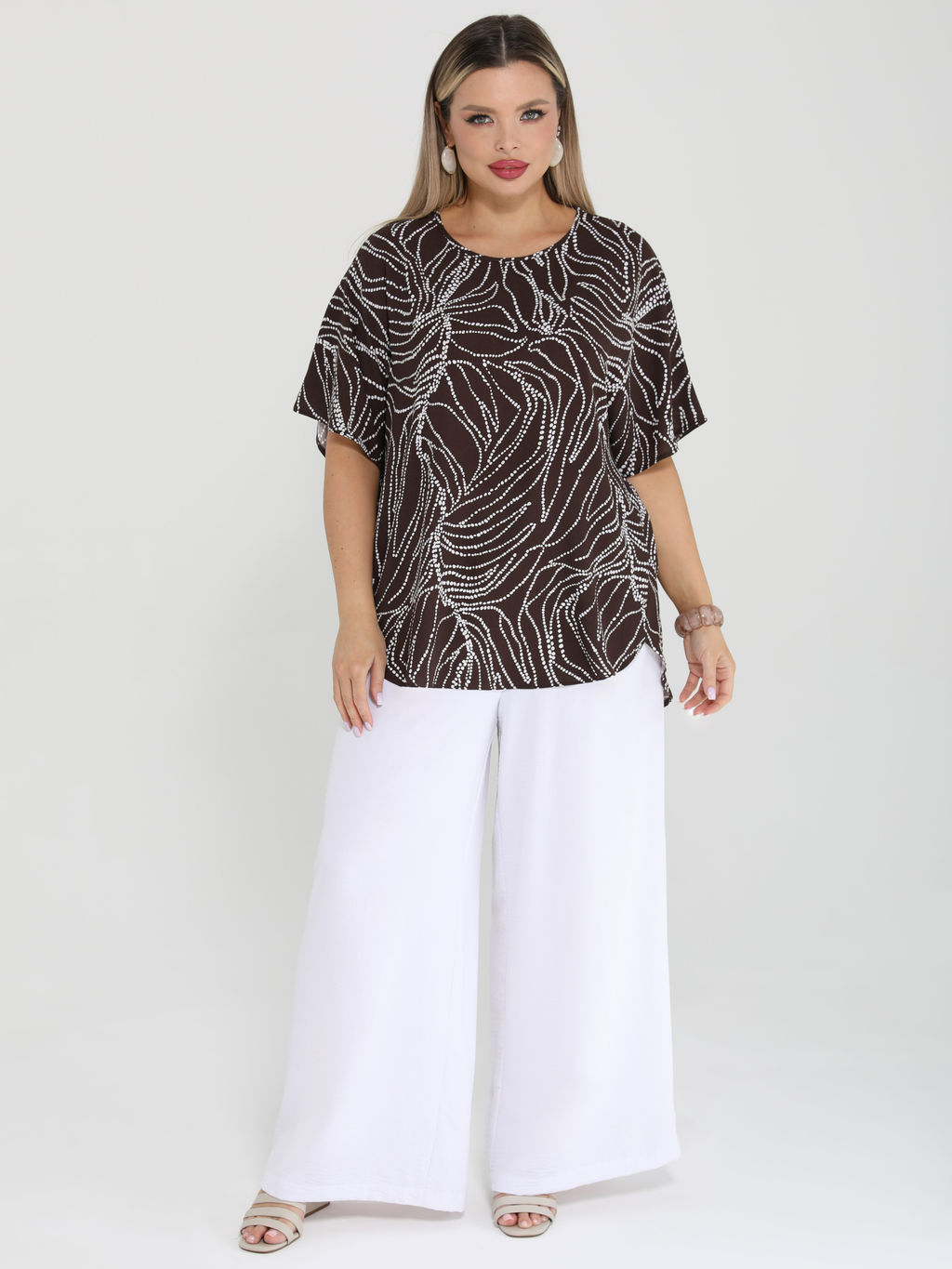 Блузка вискозная(сингапур) - Dora фото 35