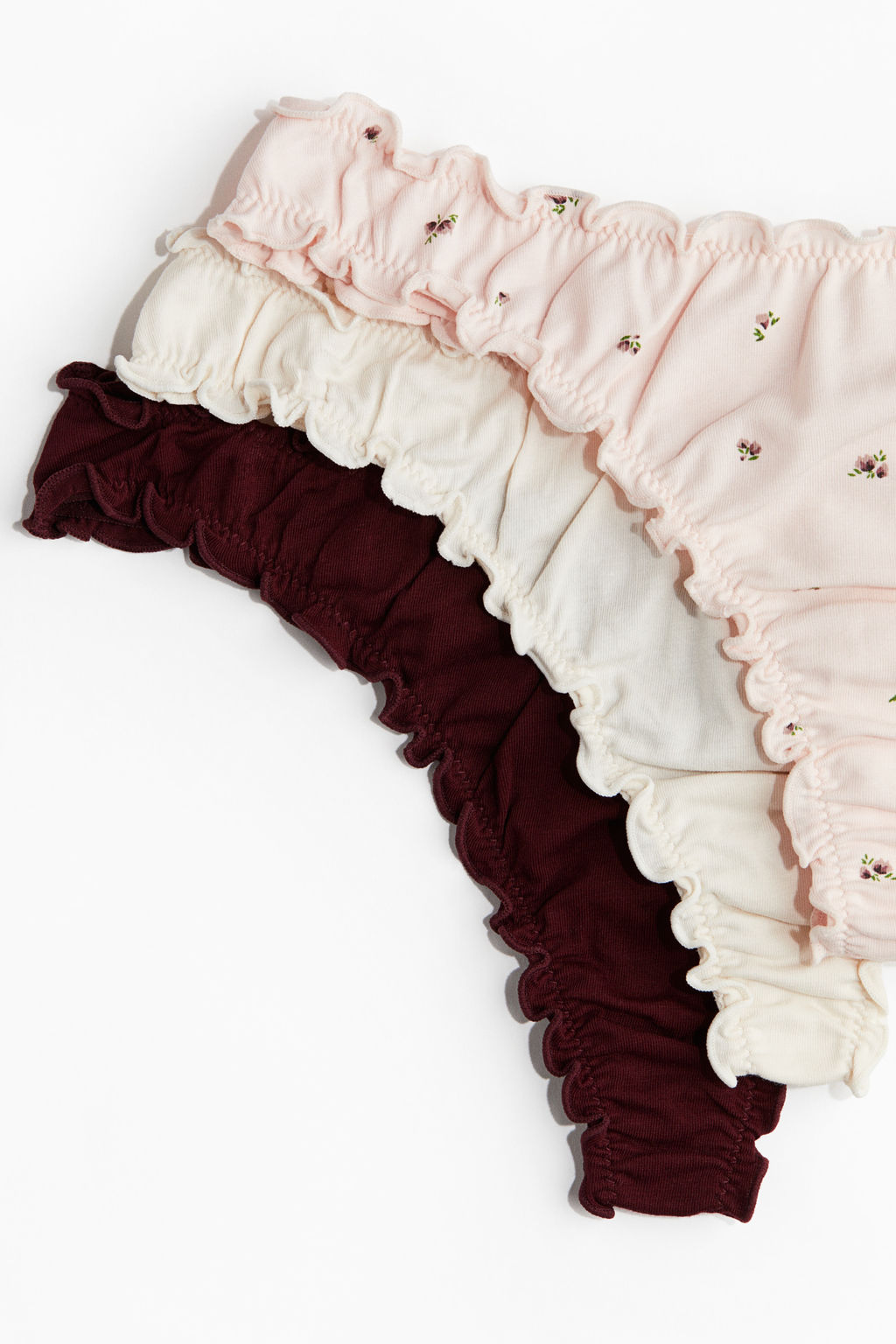 Pack de 3 bragas thong con ribete sobrehilado - H&m фото 12
