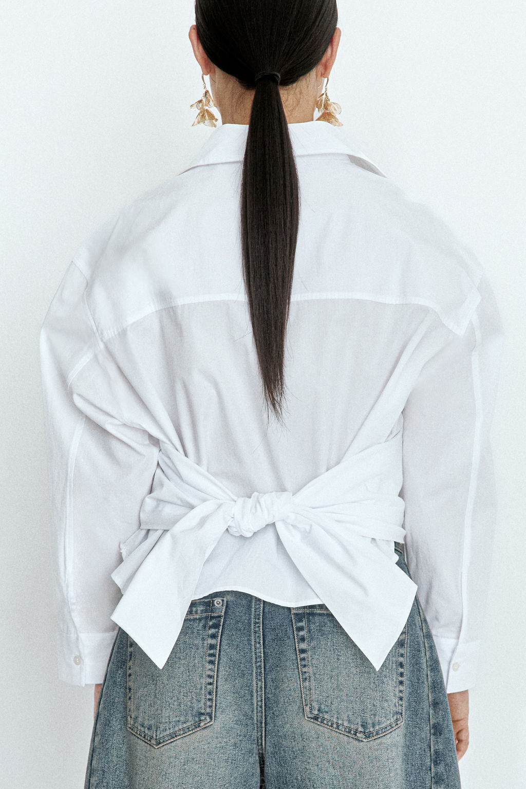 Blusa con lazada - H&m фото 5
