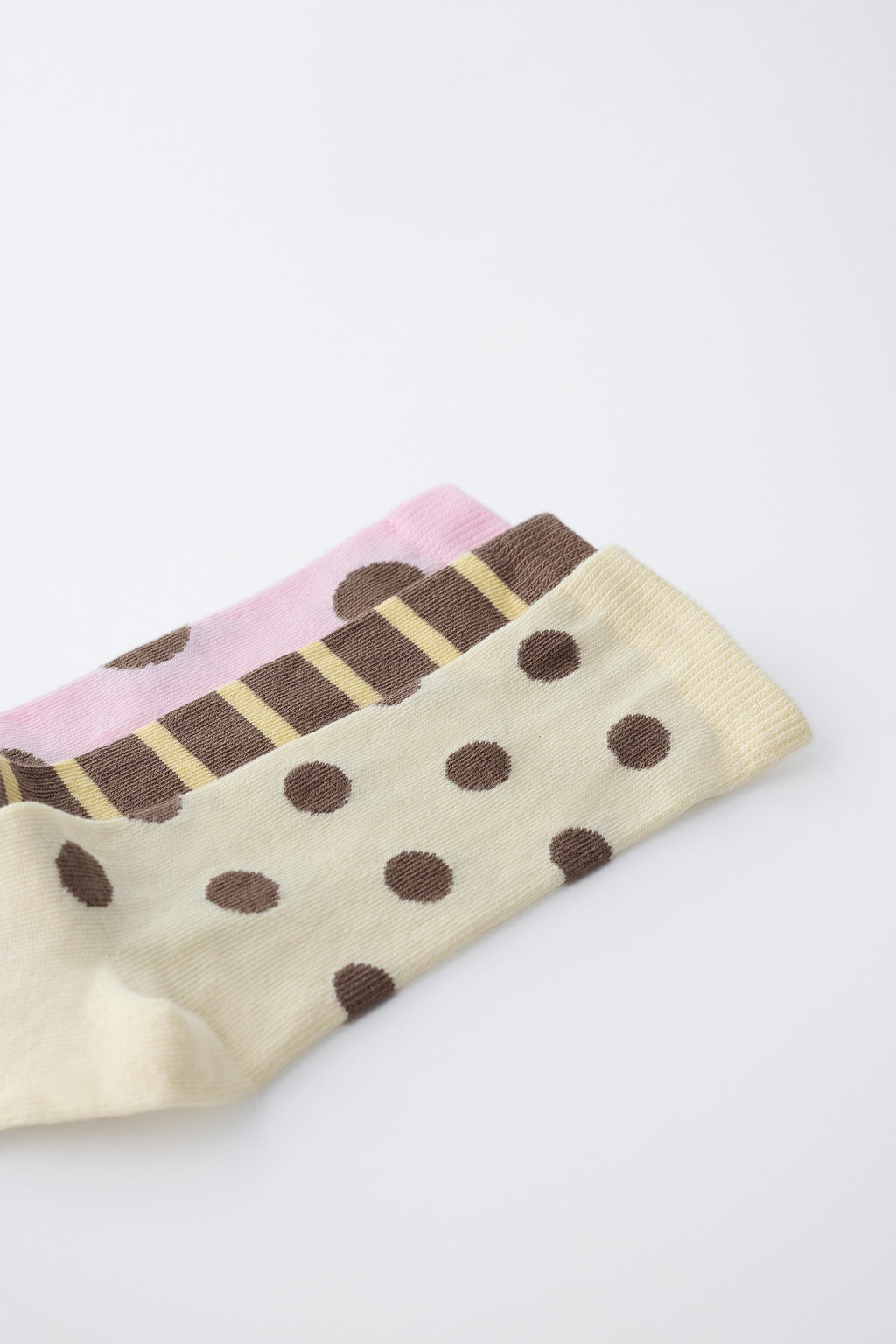 3-PACK OF LONG STRIPED AND POLKA DOT SOCKS - Zara фото 12