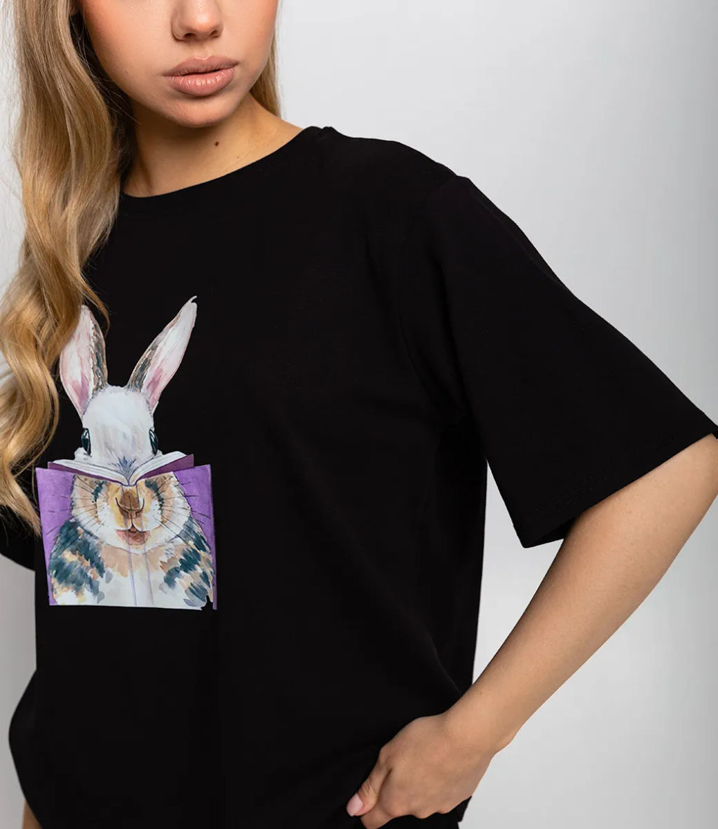 Футболка #КТ8130, чёрный - Dommod фото 5