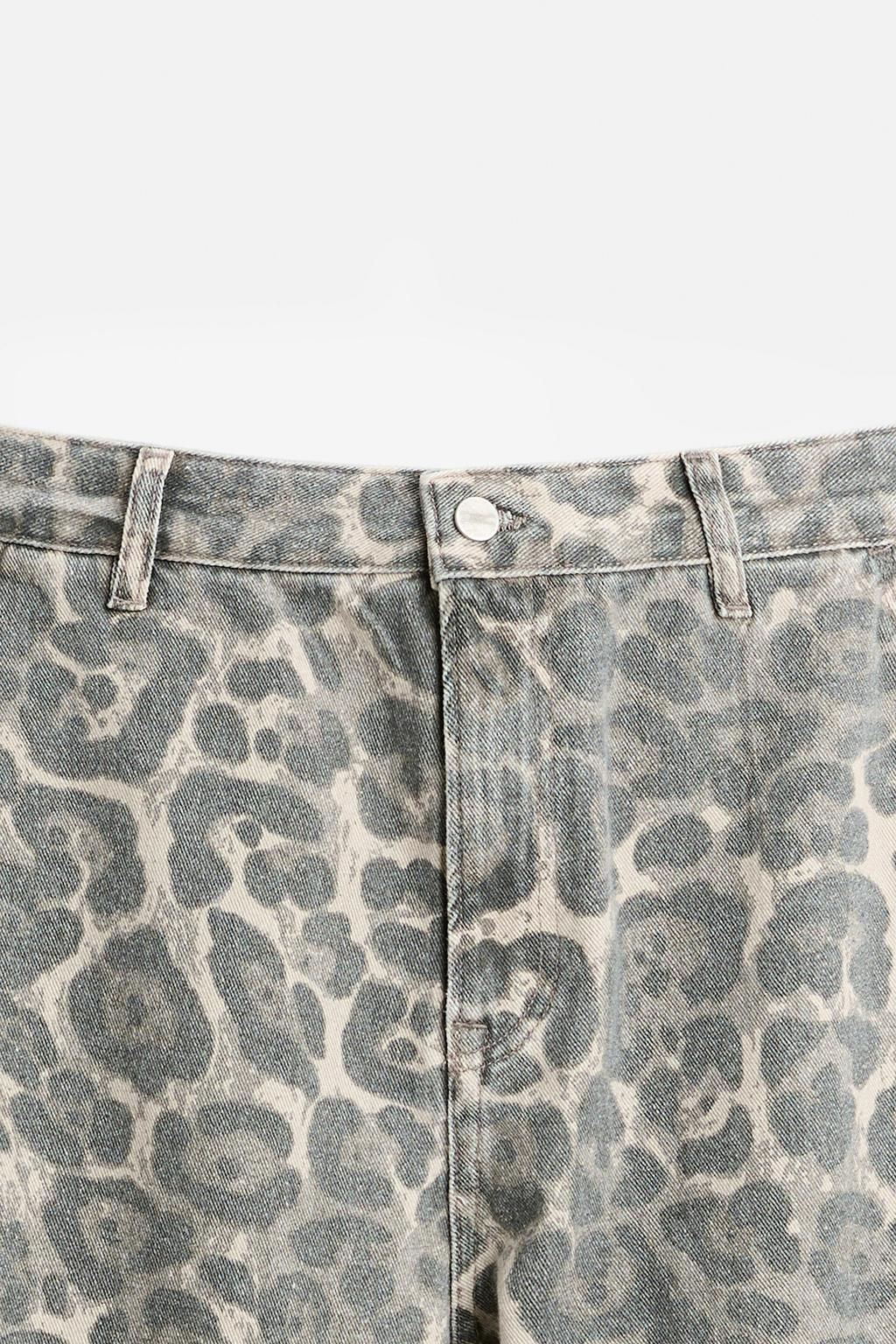 ANIMAL PRINT CARPENTER TROUSERS - Zara фото 4