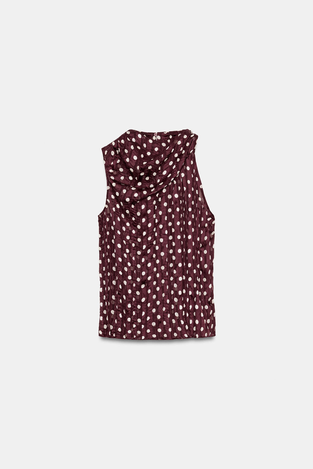 BLUSA LUNARES / Crudo / Granate - Zara фото 6