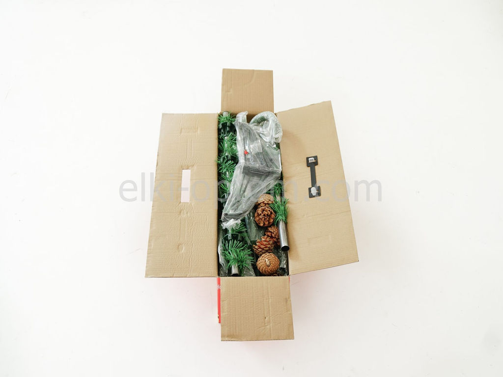 Сосна пушистая с инеем и шишками сборная 240 см - Ип лебедев о.ю фото 11