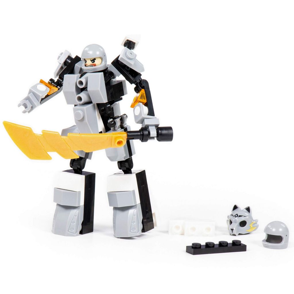 Конструктор Классик Роботы-воины-1.3 (81 элементов) (в коробке) - Полесье фото 6