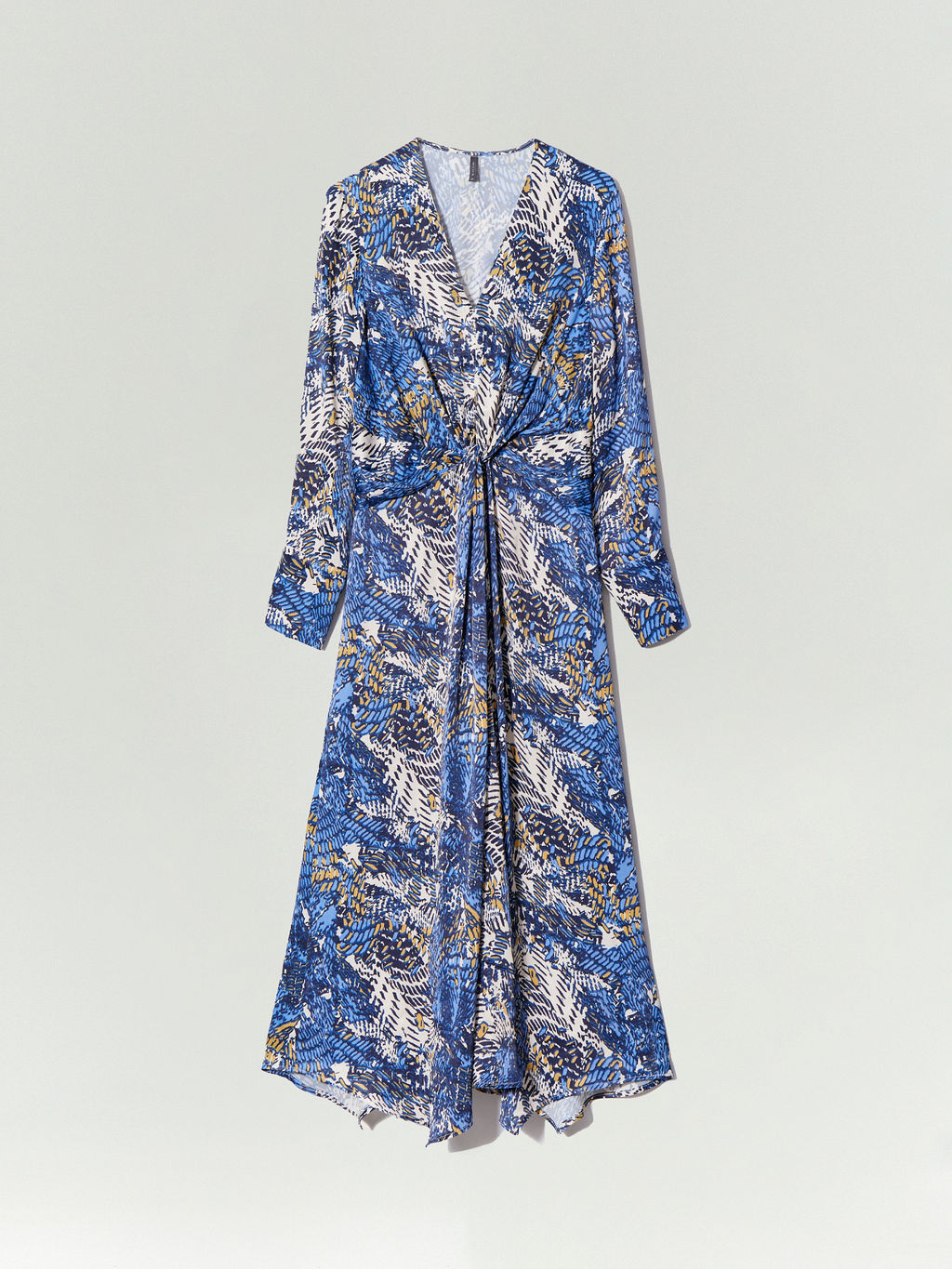 Платье макси из 100% вискозы, PL1625/orbital - Emka фото 2