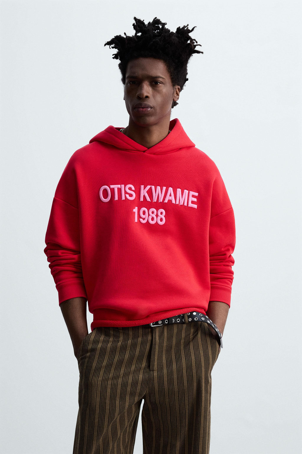 EMBROIDERED HOODIE  OTIS KWAME KYE QUAICOE - Zara фото 2