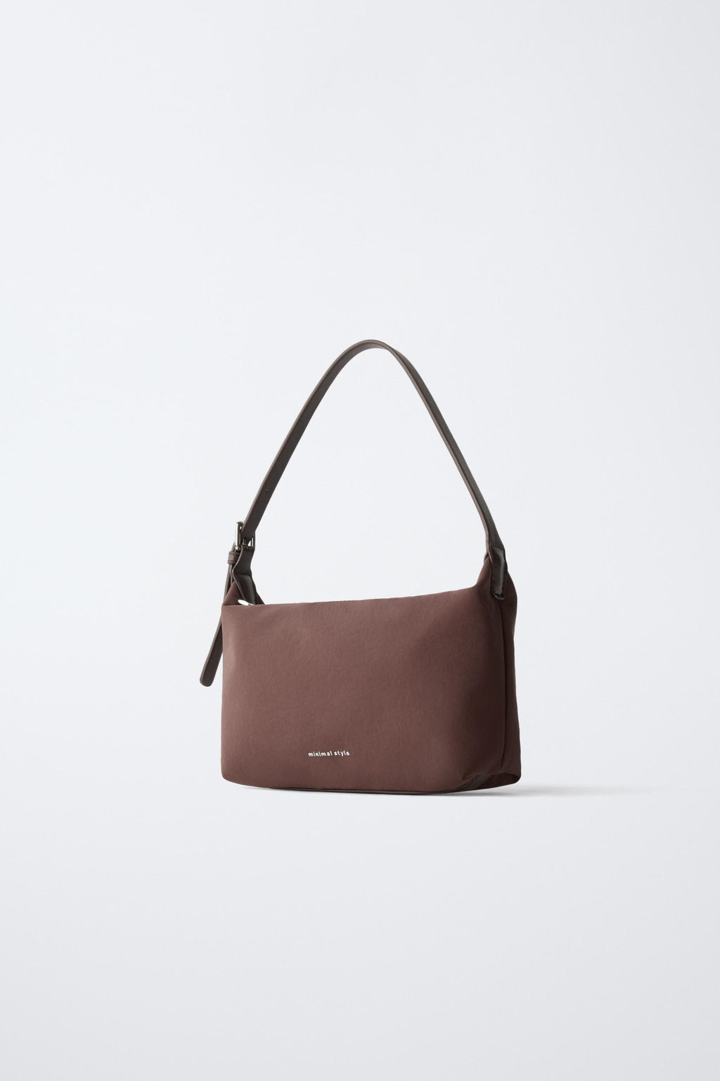 BOLSO SHOULDER NYLON / Marr?n - Zara фото 2
