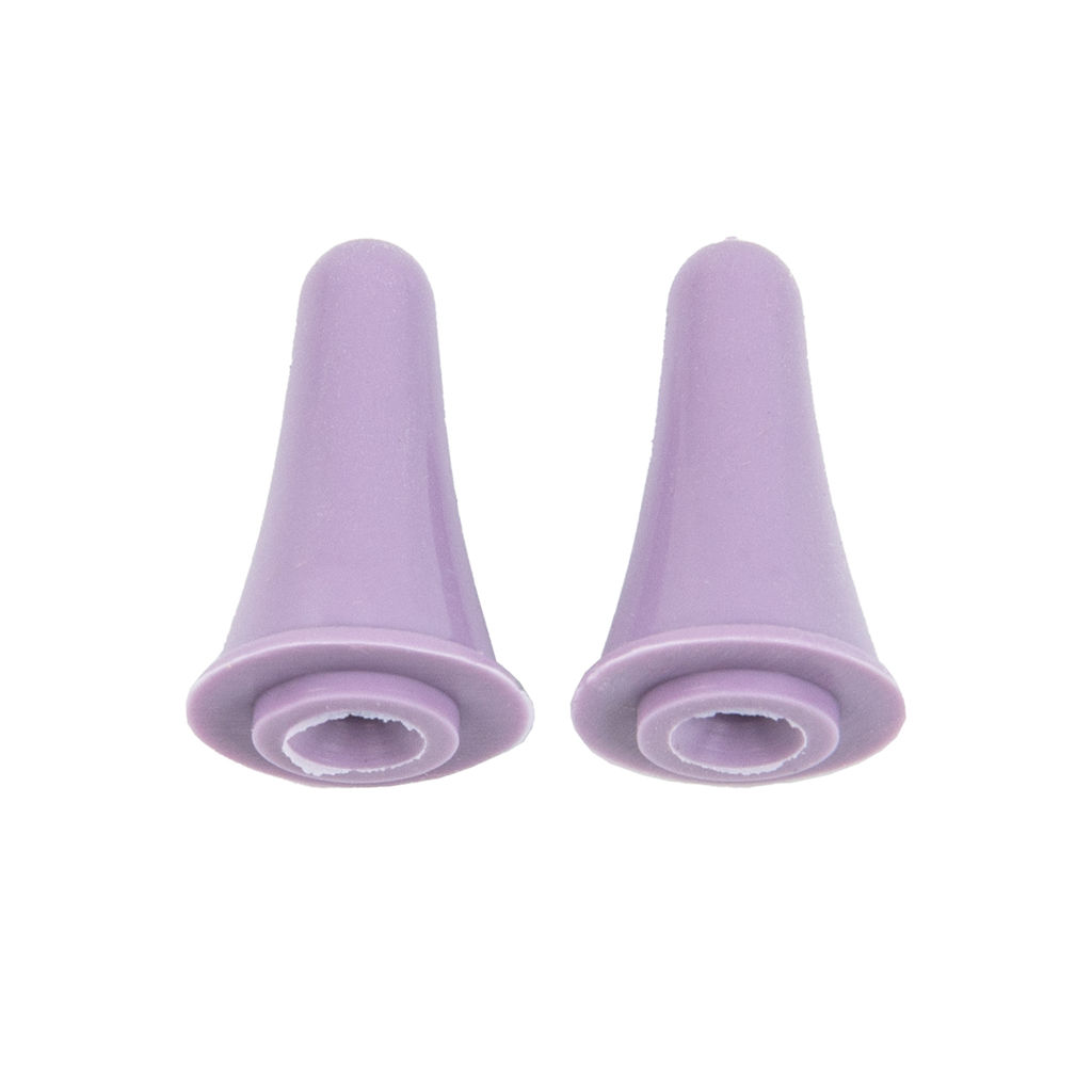 Для вязания Gamma PP-03 наконечники для спиц 1.2мм-2мм пластик 2 шт сиреневый фото 3