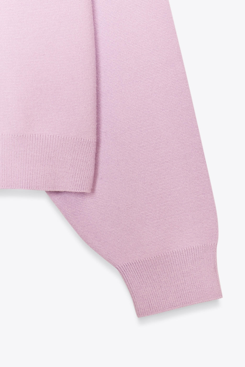 RIB KNIT SWEATSHIRT - Zara фото 6