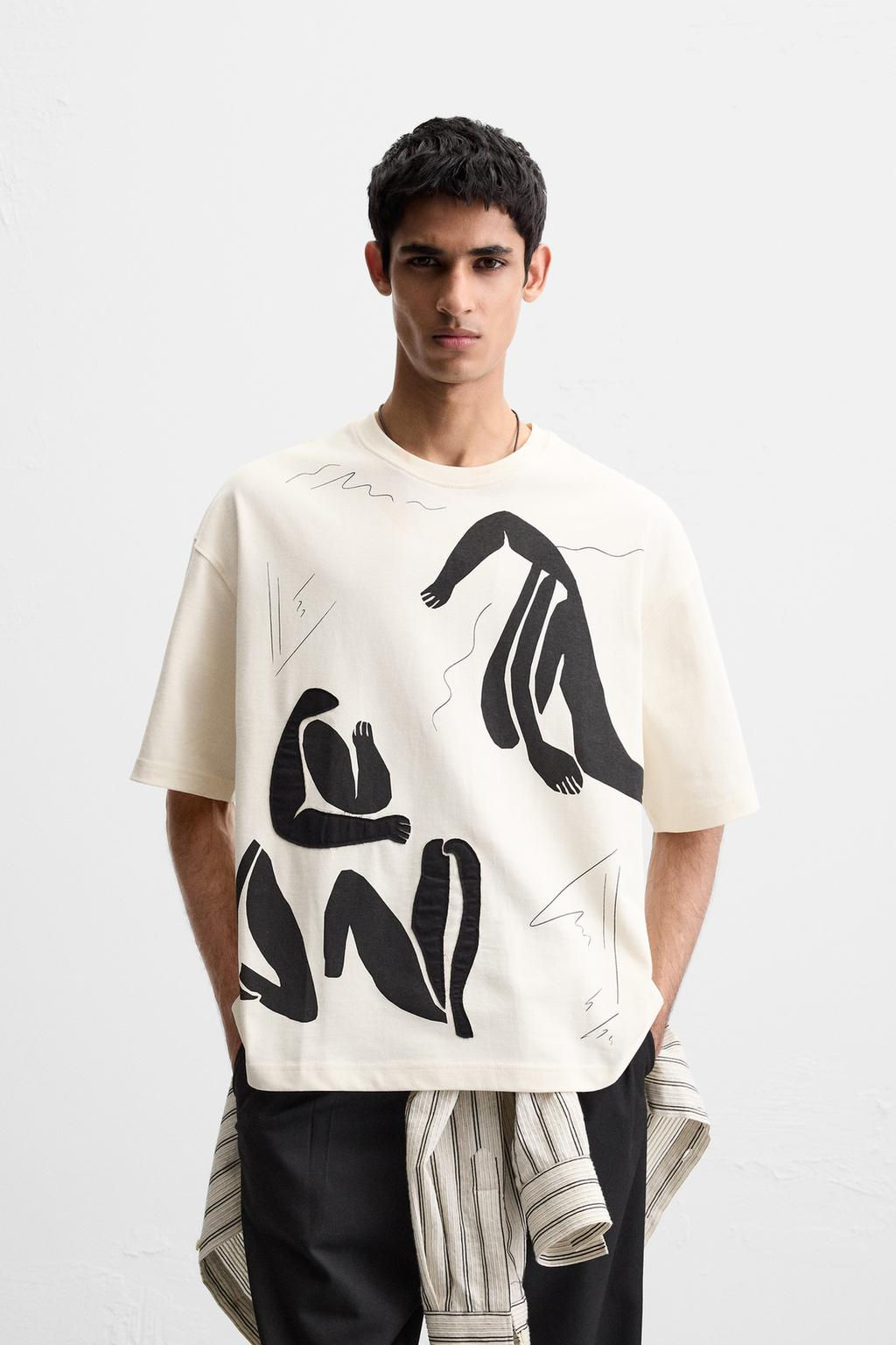 PRINTED PATCH T-SHIRT - Zara фото 2