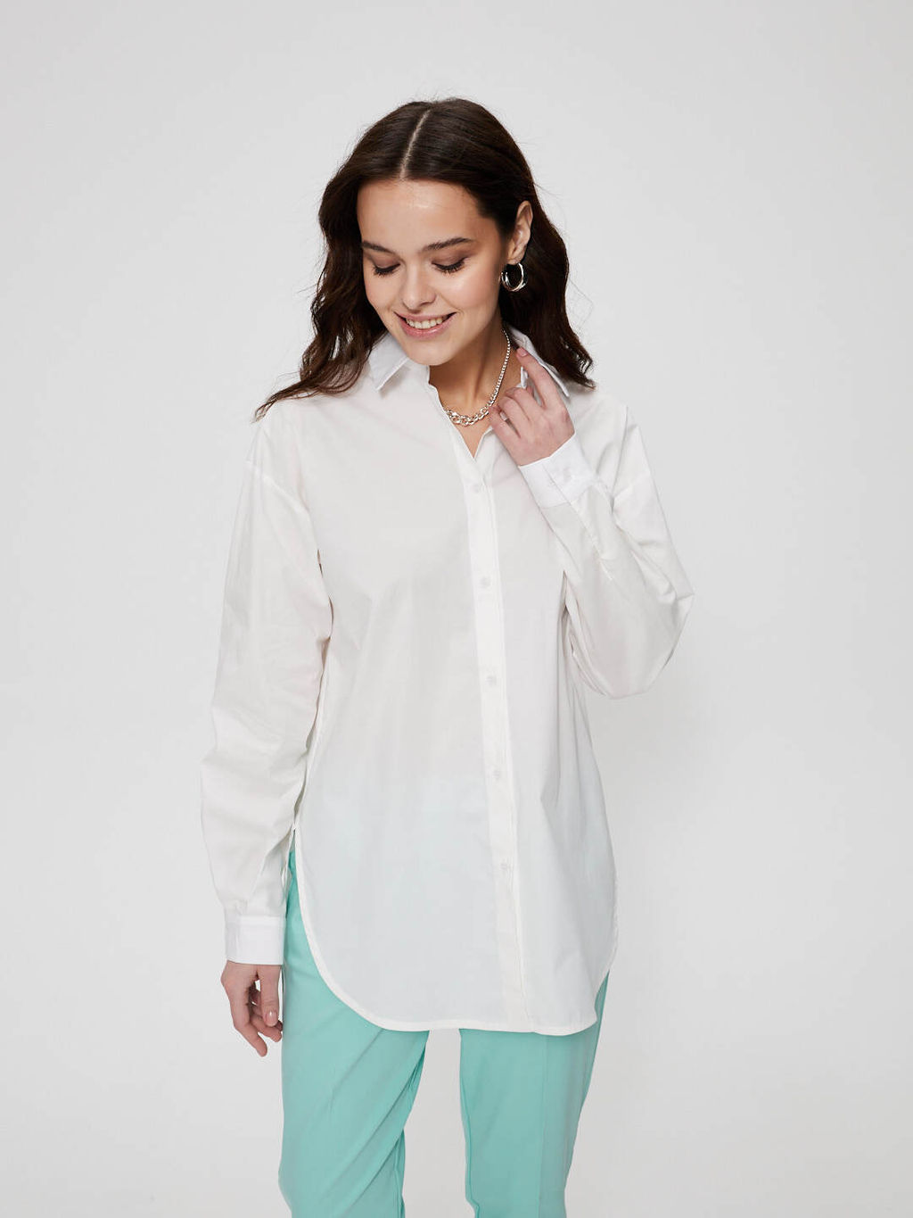 Рубашка 322.030054/молочный