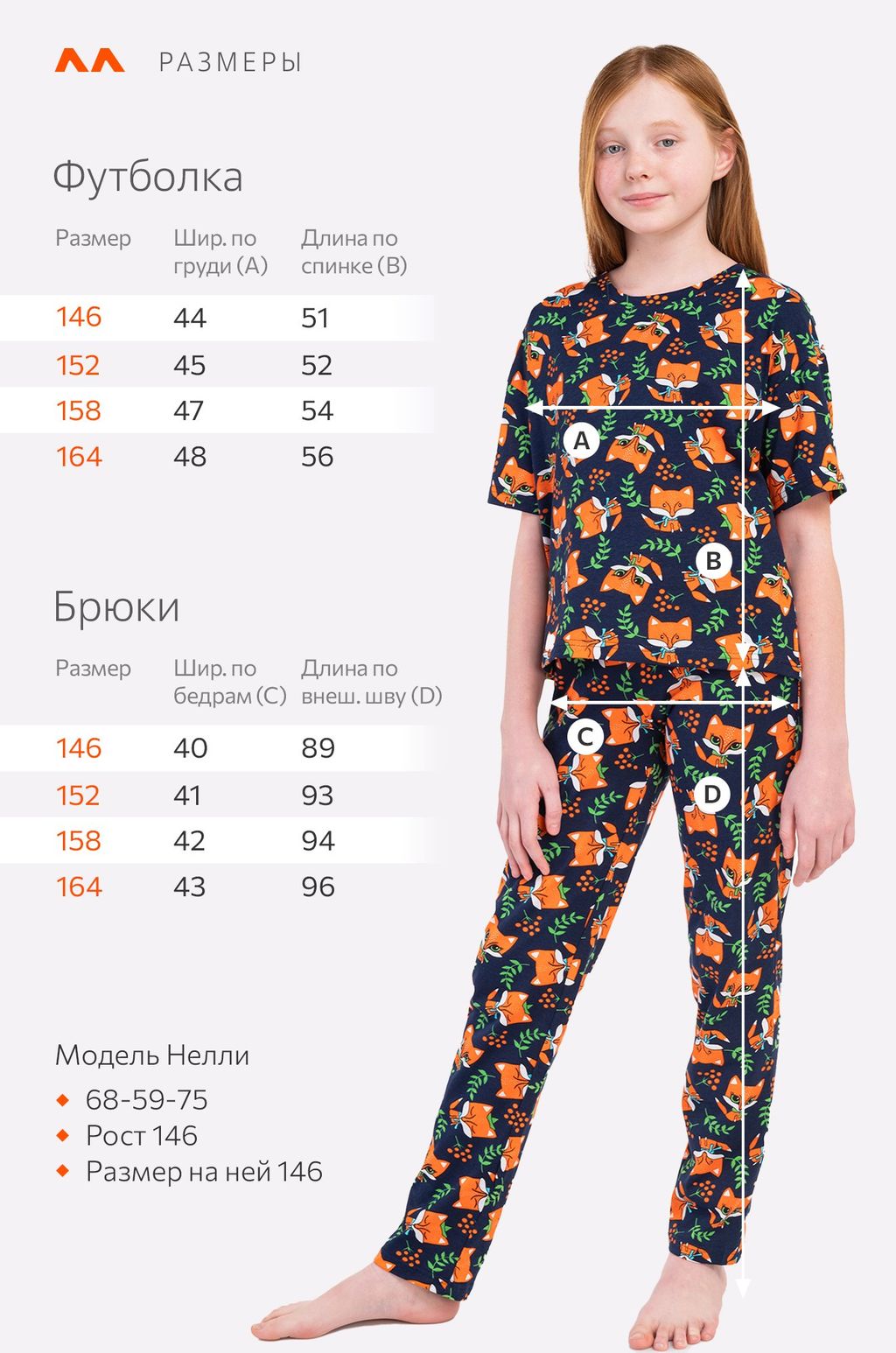 Пижама для девочки Happy Fox  фото 2