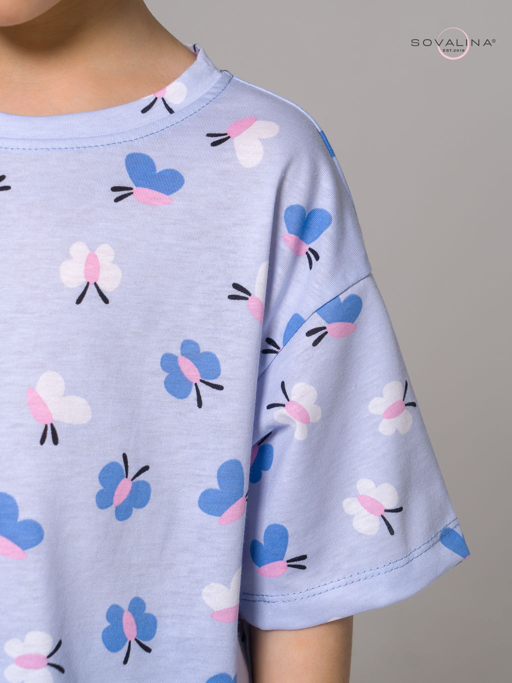 Костюм Мун синие бабочки-голубой - Sovalina фото 4