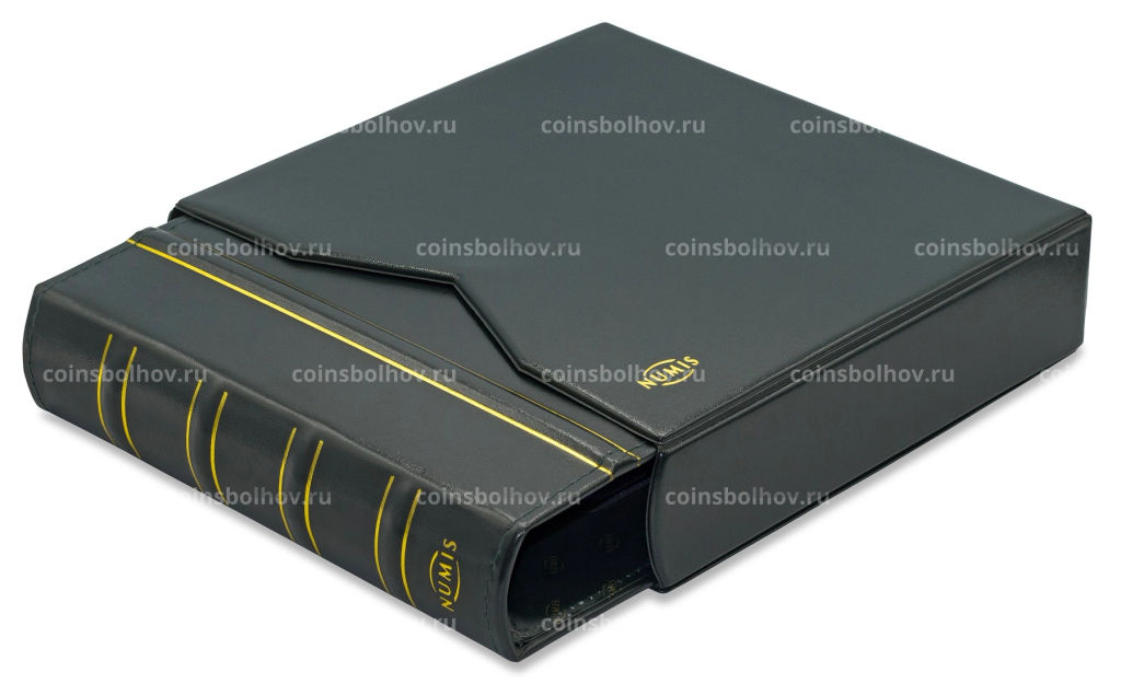 Альбом для монет с 5 листами с защитным шубером формат Numis Зеленый Классический дизайн LEUCHTTURM 301280