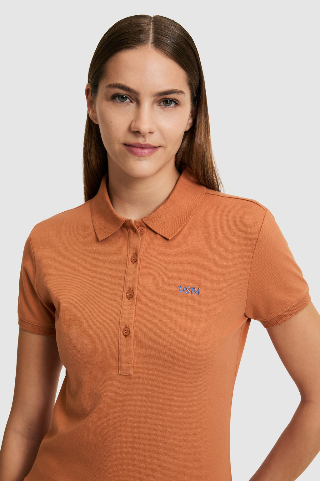 Kad_n G_l Polo Yaka Basic Ti__rt