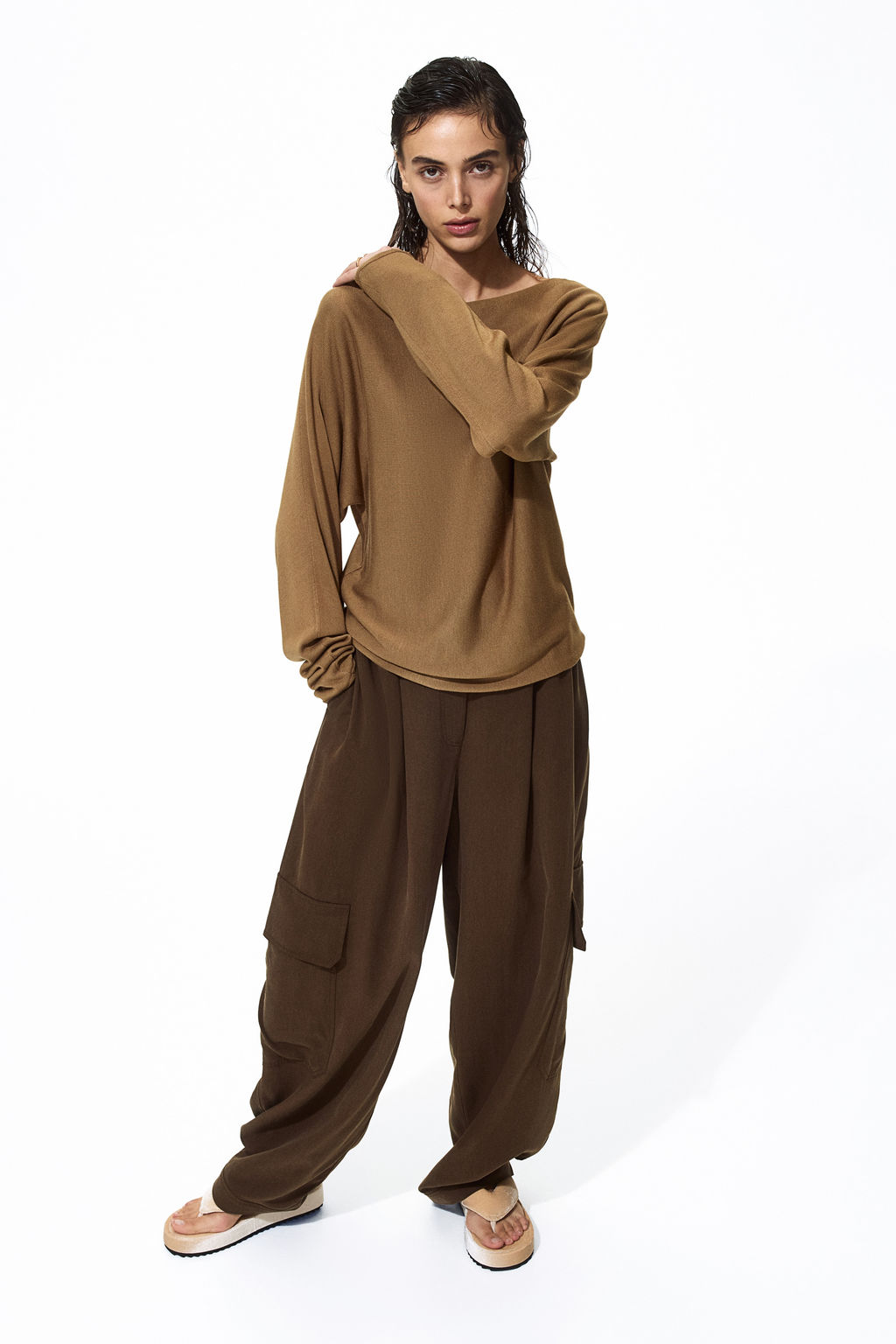Jersey con escote barco - H&m фото 4
