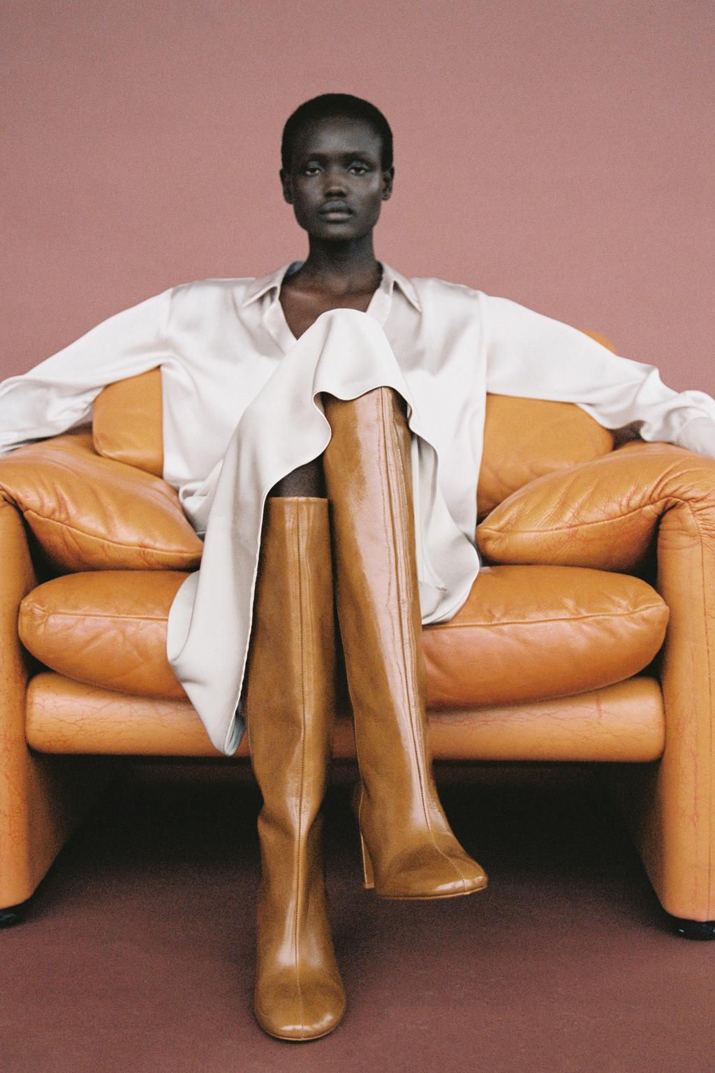 SATIN SHIRT - Zara фото 2