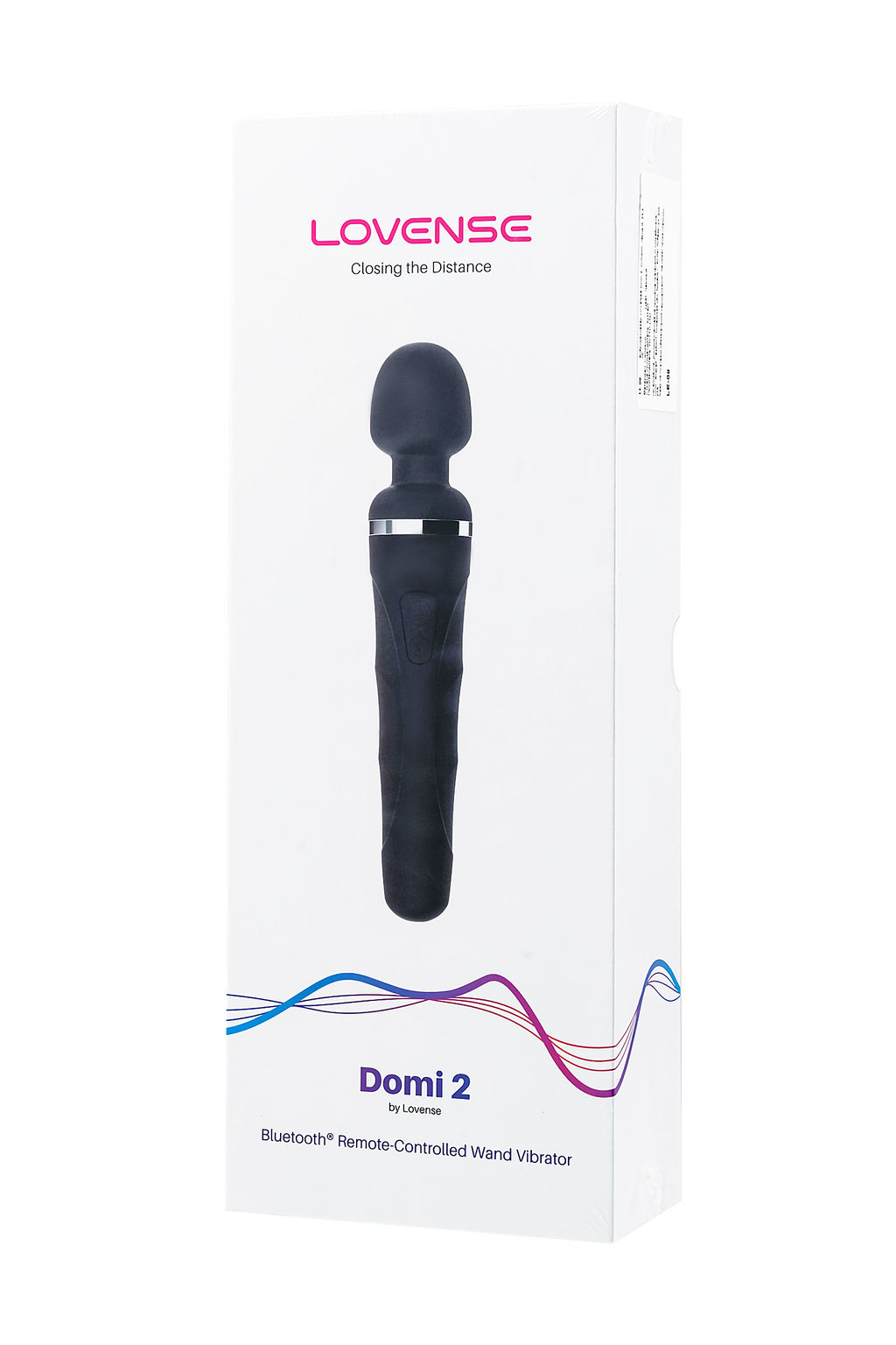 Вибромассажер LOVENSE Domi 2, силикон, черный, 23,3 см