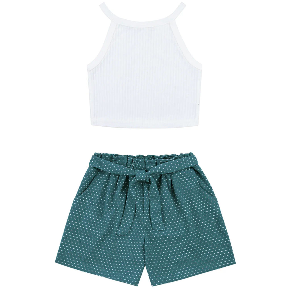 Комплект топ рибана, шорты пике 7002900102 - Youlala фото 22