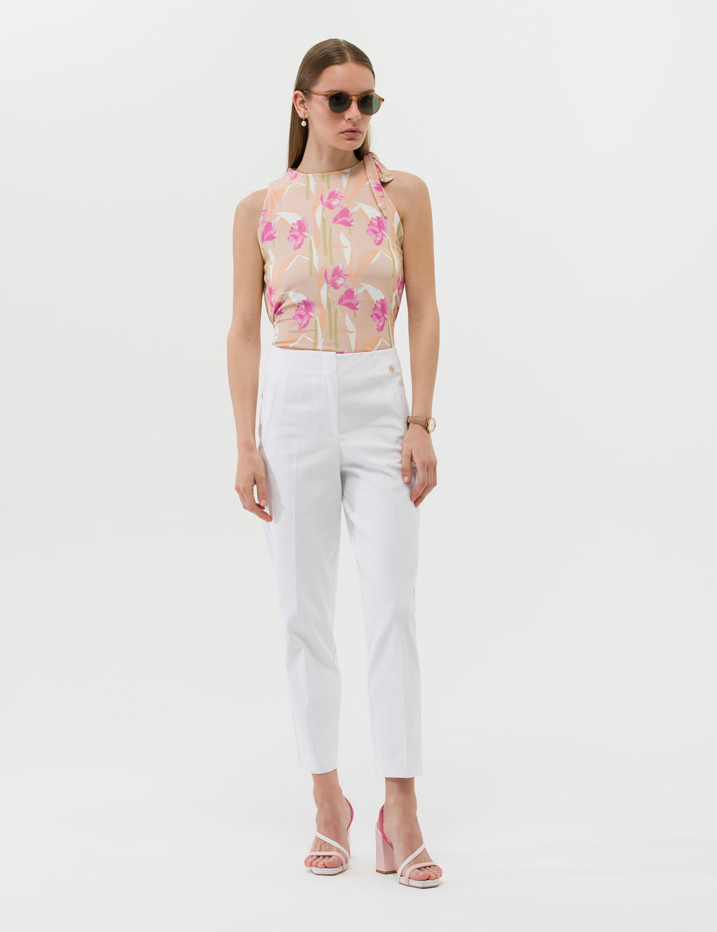 Kahverengi Kolsuz Comfort Fit Bluz - Pierre cardin фото 4