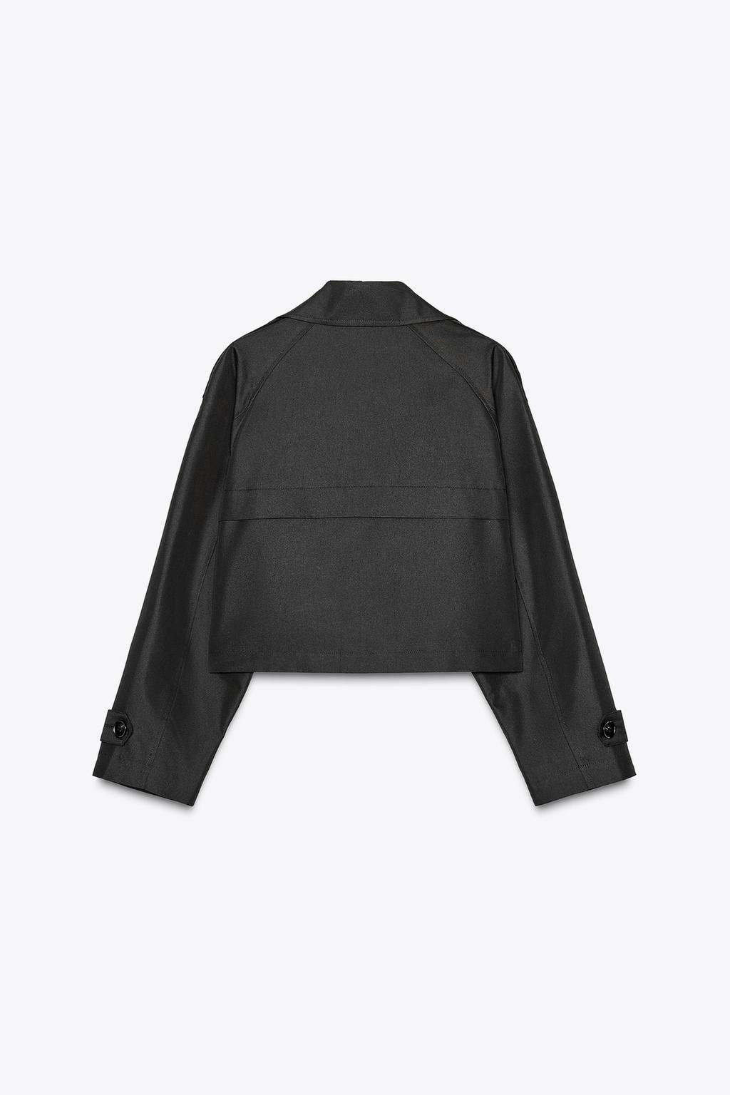 SHORT DOUBLE-BREASTED JACKET - Zara фото 12