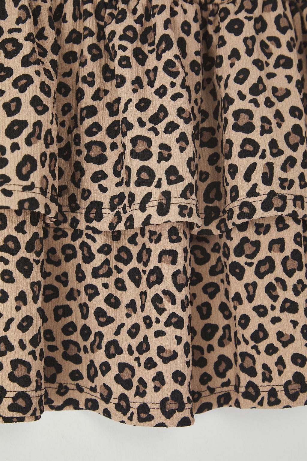 Kahverengi K?z Cocuk Leopar Desenli Beli Lastikli Gipeli Mini Orme Etek TKDSS25ET00003 - Trendyolmilla фото 3