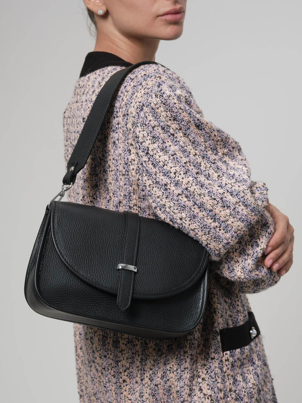 Кожаная сумка Suzy DBR 31110 черный  фото 5