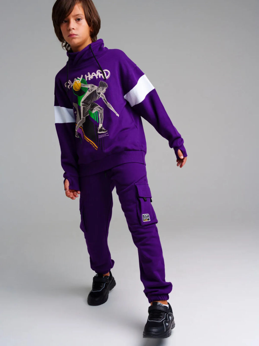 32311162 Брюки трикотажные для мальчиков - Playtoday фото 2