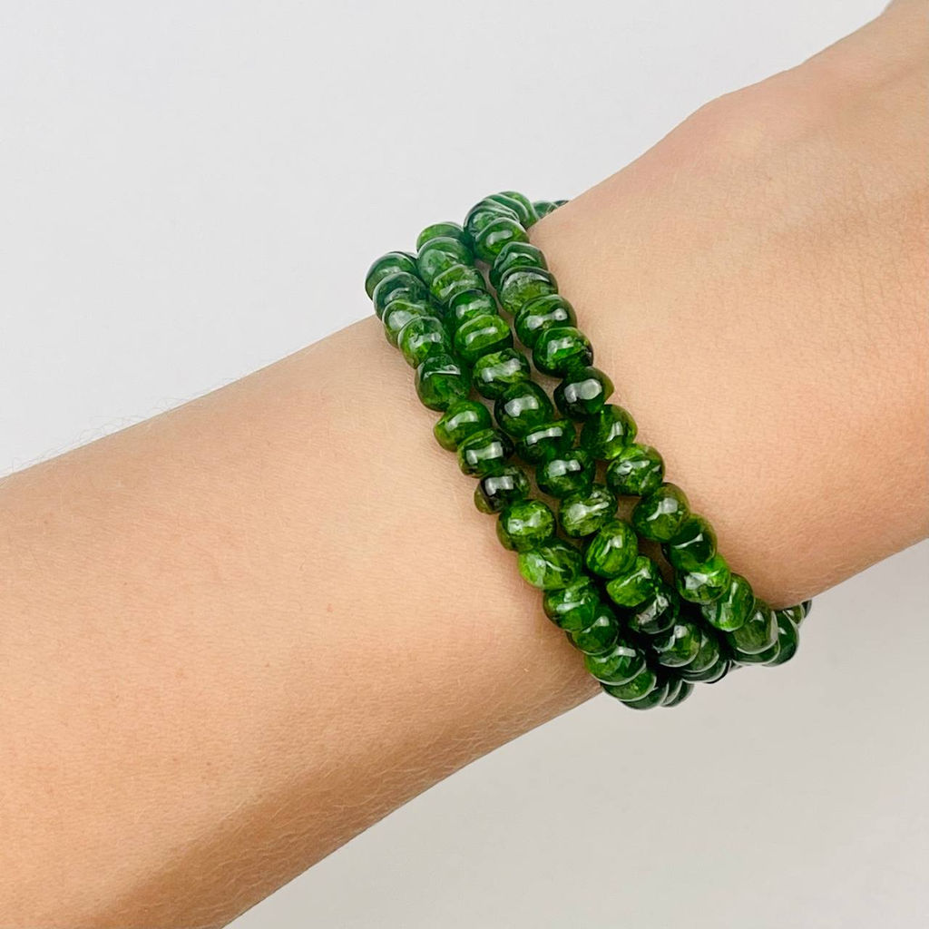 Бусины для украшений из Хромдиопсида - Радуга самоцветов фото 2