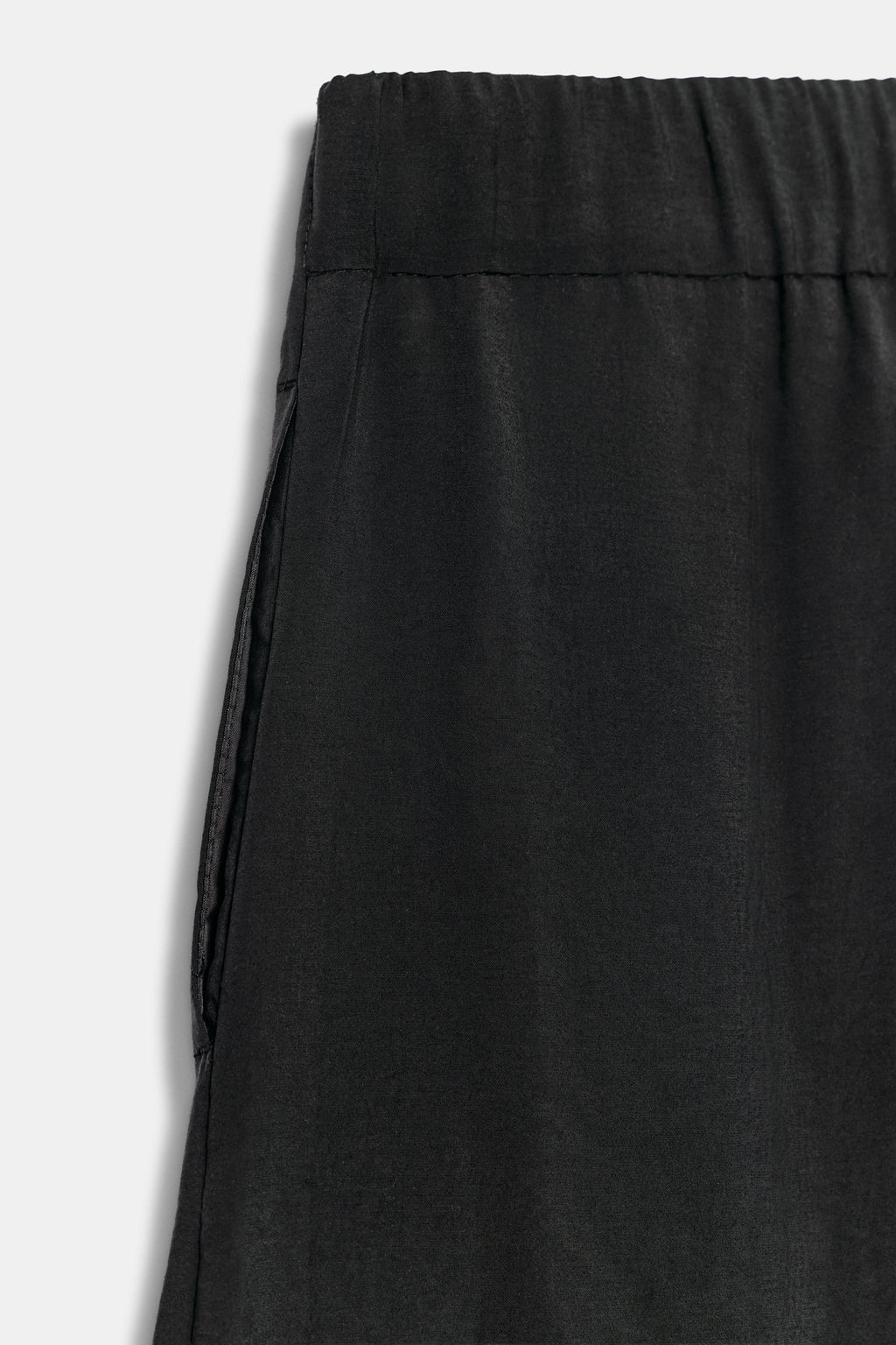 PANTAL?N FLUIDO BARREL / Negro - Zara фото 8