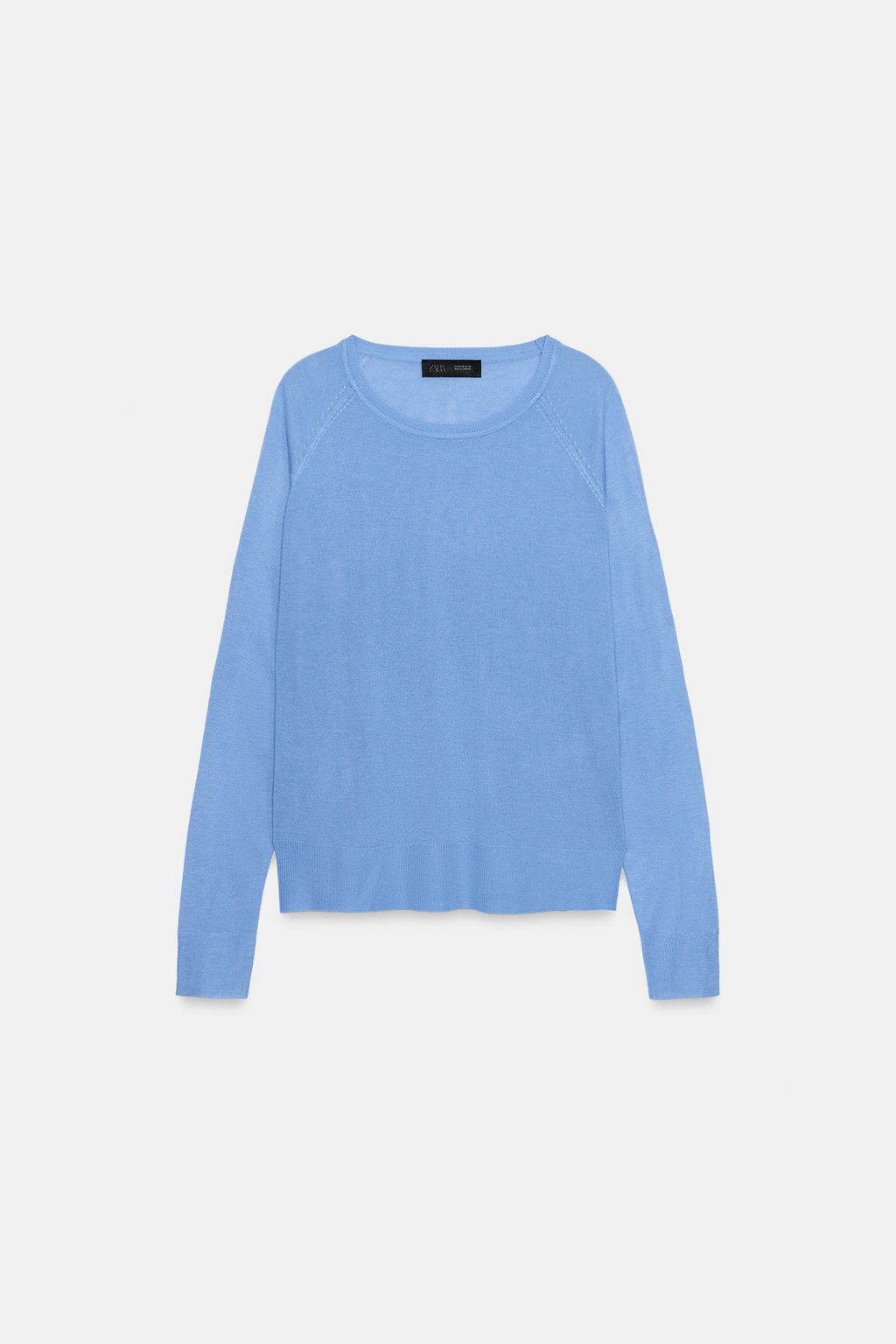 JERSEY B?SICO PUNTO FINO / Azul vigor? - Zara фото 8